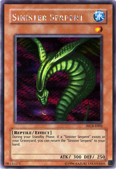 Sinister Serpent [WC4-E002] Prismatic Secret Rare | Cracking-Singles