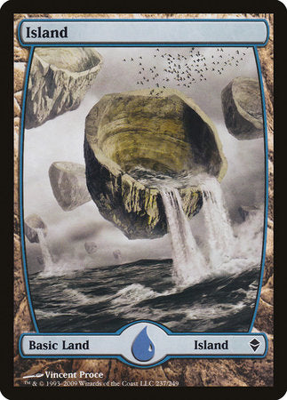 Island (237) - Full Art [Zendikar] | Cracking-Singles