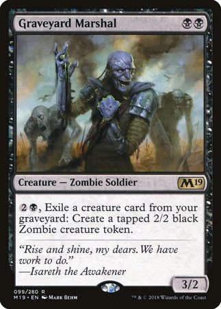 Graveyard Marshal [Core Set 2019] | Cracking-Singles