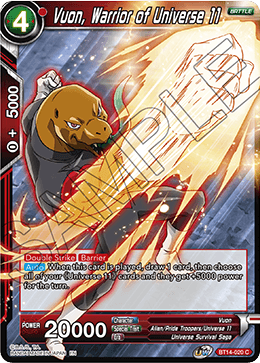 Vuon, Warrior of Universe 11 (BT14-020) [Cross Spirits] | Cracking-Singles