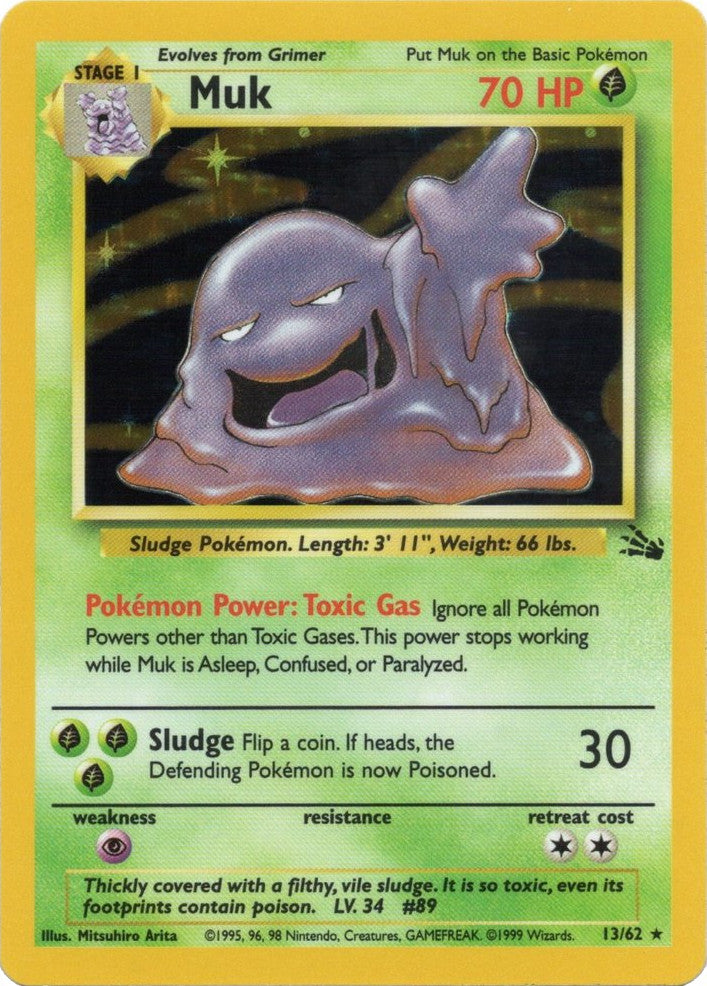 Muk (13/62) [Fossil Unlimited] | Cracking-Singles