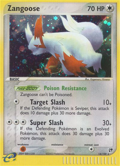 Zangoose (14/100) [EX: Sandstorm] | Cracking-Singles