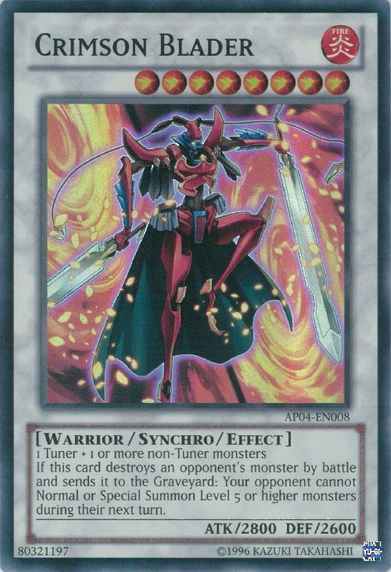 Crimson Blader [AP04-EN008] Super Rare | Cracking-Singles