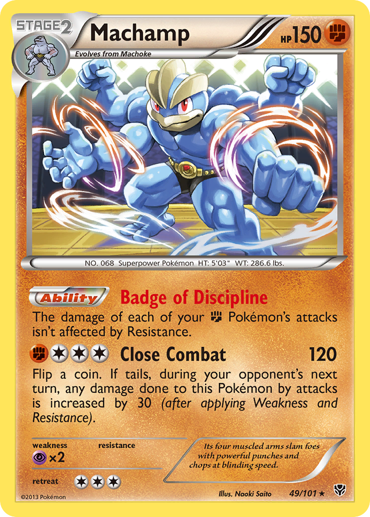 Machamp (49/101) [Black & White: Plasma Blast] | Cracking-Singles