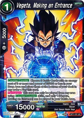 Vegeta, Making an Entrance [BT7-101] | Cracking-Singles