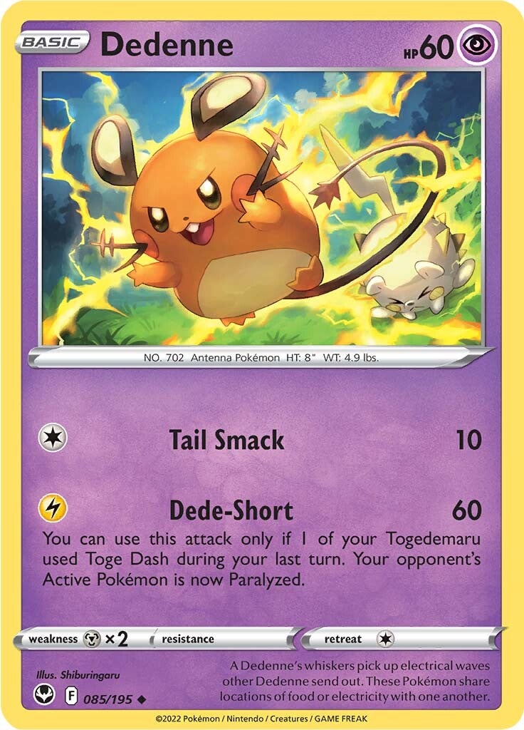 Dedenne (085/195) [Sword & Shield: Silver Tempest] | Cracking-Singles