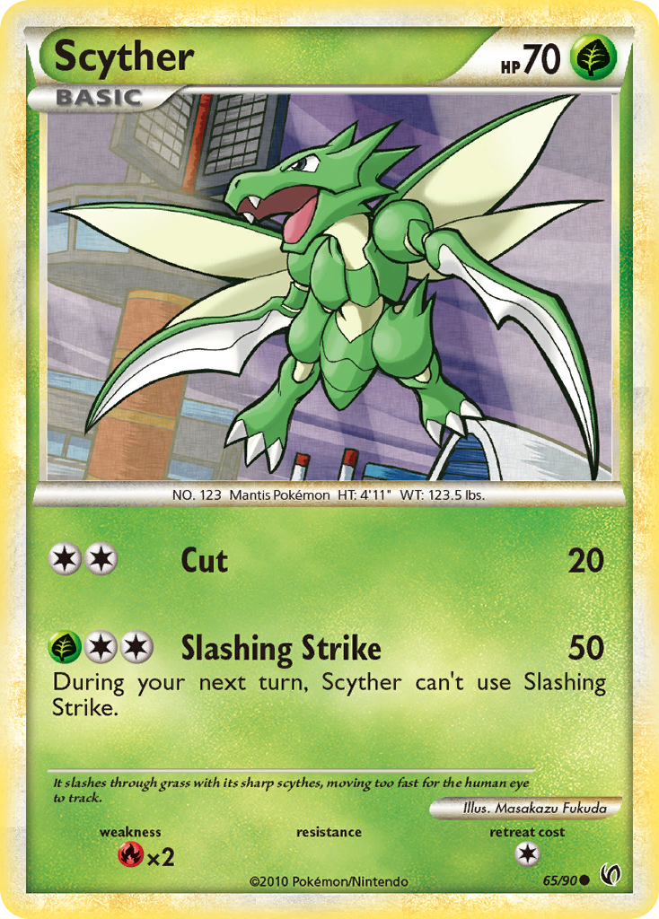 Scyther (65/90) [HeartGold & SoulSilver: Undaunted] | Cracking-Singles