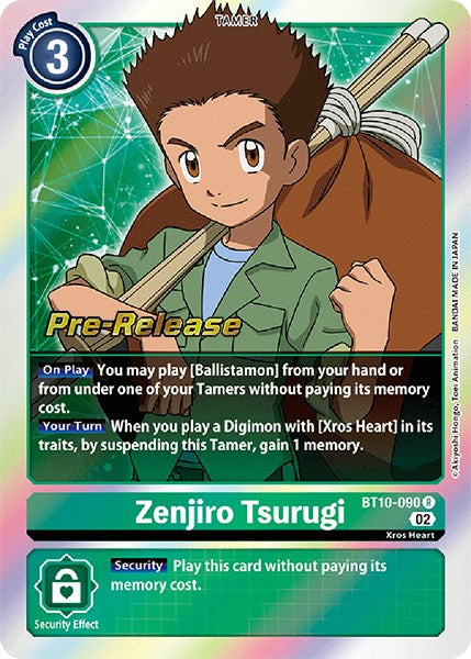 Zenjiro Tsurugi [BT10-090] [Xros Encounter Pre-Release Cards] | Cracking-Singles