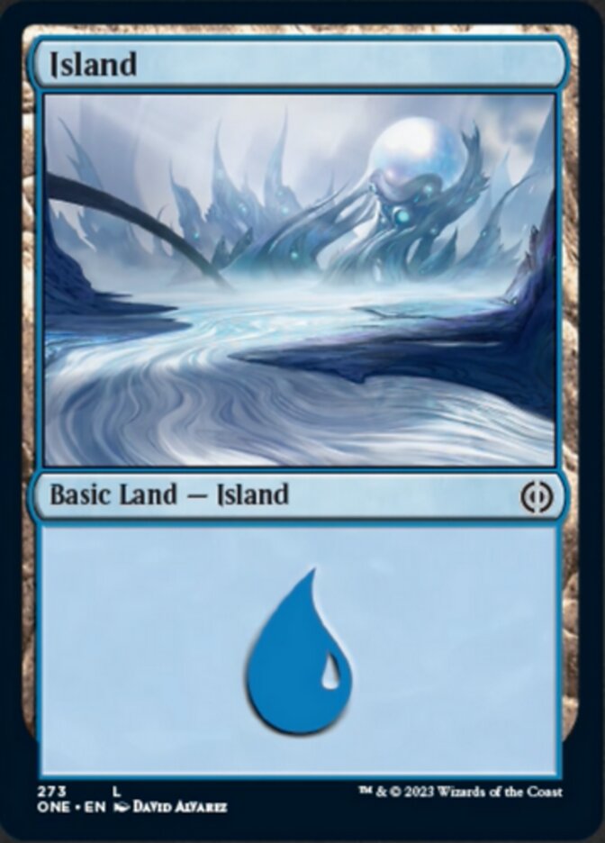 Island (273) [Phyrexia: All Will Be One] | Cracking-Singles