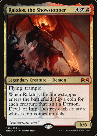 Rakdos, the Showstopper [Ravnica Allegiance] | Cracking-Singles