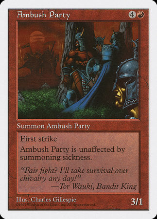 Ambush Party [Fifth Edition] | Cracking-Singles