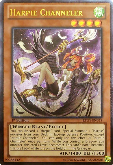 Harpie Channeler [LTGY-EN035] Ultimate Rare | Cracking-Singles