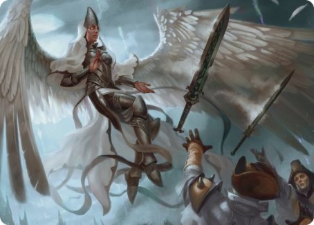 Angelic Quartermaster Art Card [Innistrad: Crimson Vow Art Series] | Cracking-Singles