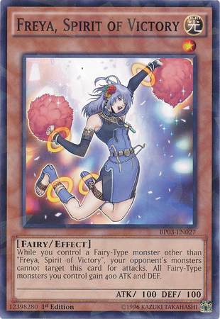 Freya, Spirit of Victory [BP03-EN027] Shatterfoil Rare | Cracking-Singles