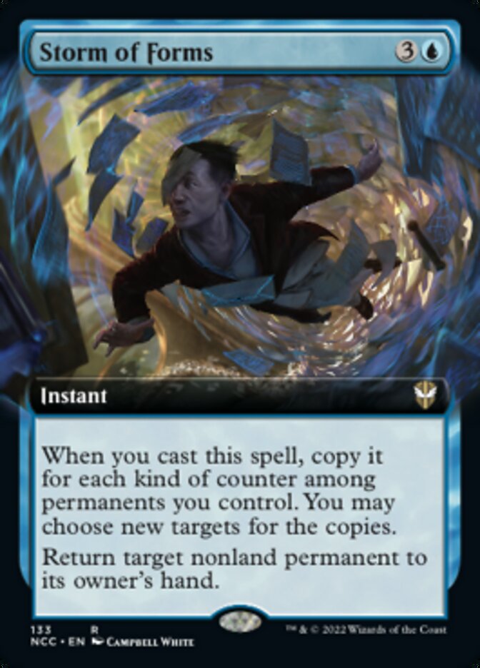 Storm of Forms (Extended Art) [Streets of New Capenna Commander] | Cracking-Singles