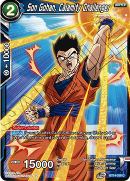 Son Gohan, Calamity Challenger (BT14-038) [Cross Spirits] | Cracking-Singles