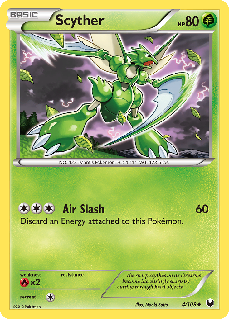 Scyther (4/108) [Black & White: Dark Explorers] | Cracking-Singles