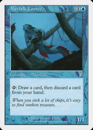 Merfolk Looter [Seventh Edition] | Cracking-Singles