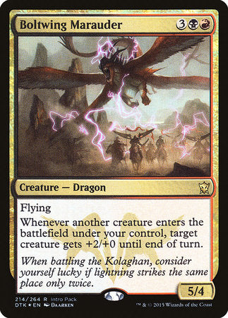 Boltwing Marauder [Dragons of Tarkir Promos] | Cracking-Singles