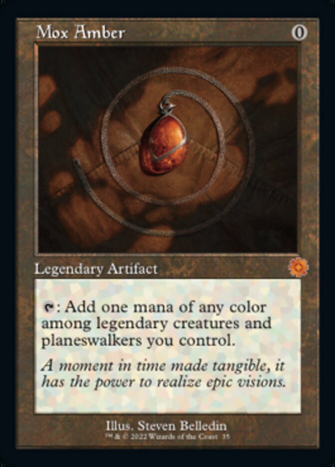 Mox Amber (Retro) [The Brothers' War Retro Artifacts] | Cracking-Singles