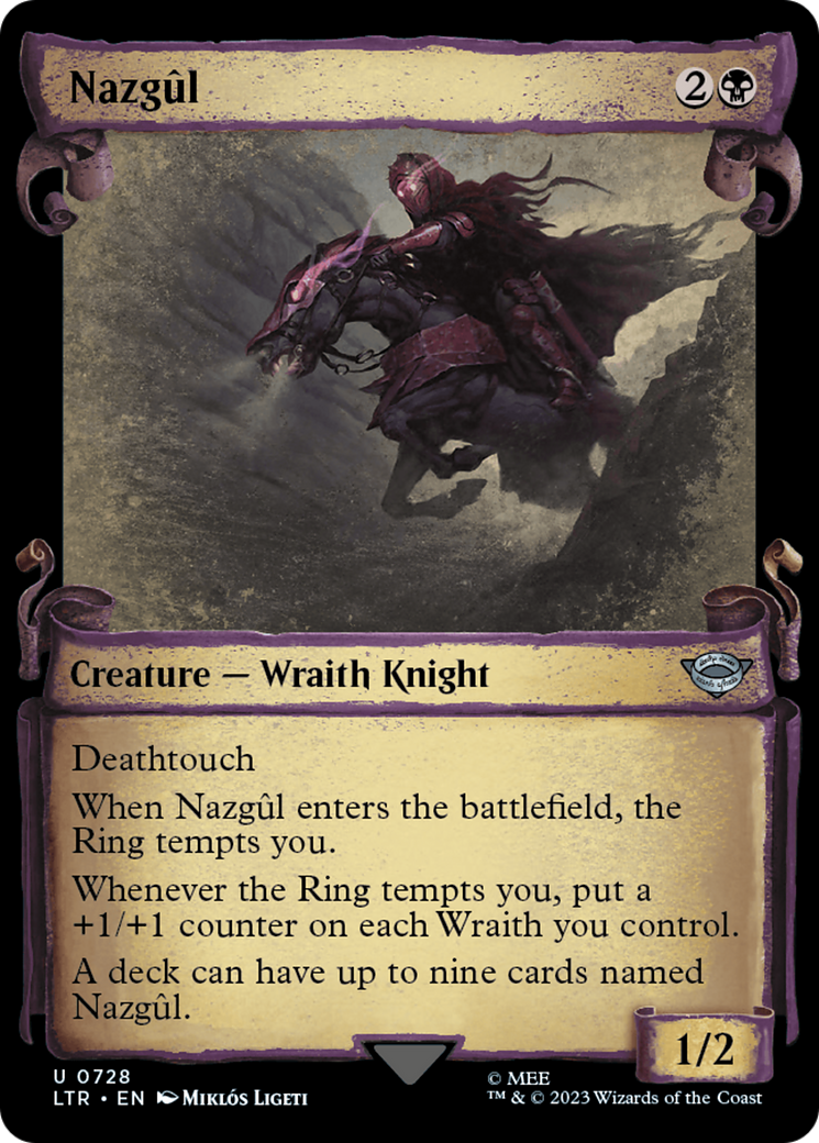 Nazgul (0728) [The Lord of the Rings: Tales of Middle-Earth Showcase Scrolls] | Cracking-Singles