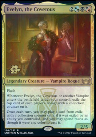 Evelyn, the Covetous [Streets of New Capenna Prerelease Promos] | Cracking-Singles