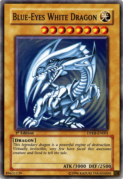 Blue-Eyes White Dragon [DPKB-EN001] Super Rare | Cracking-Singles