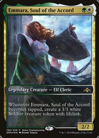 Emmara, Soul of the Accord [Guilds of Ravnica Promos] | Cracking-Singles