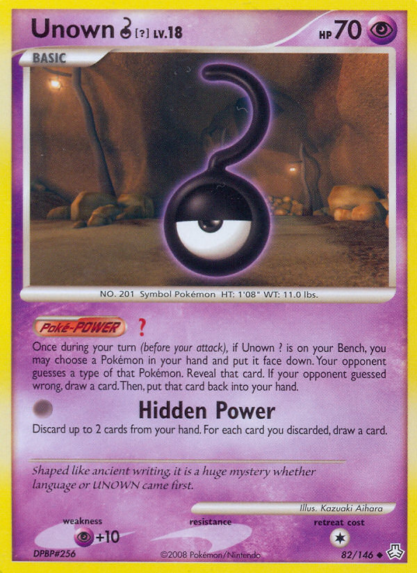 Unown ? (82/146) [Diamond & Pearl: Legends Awakened] | Cracking-Singles