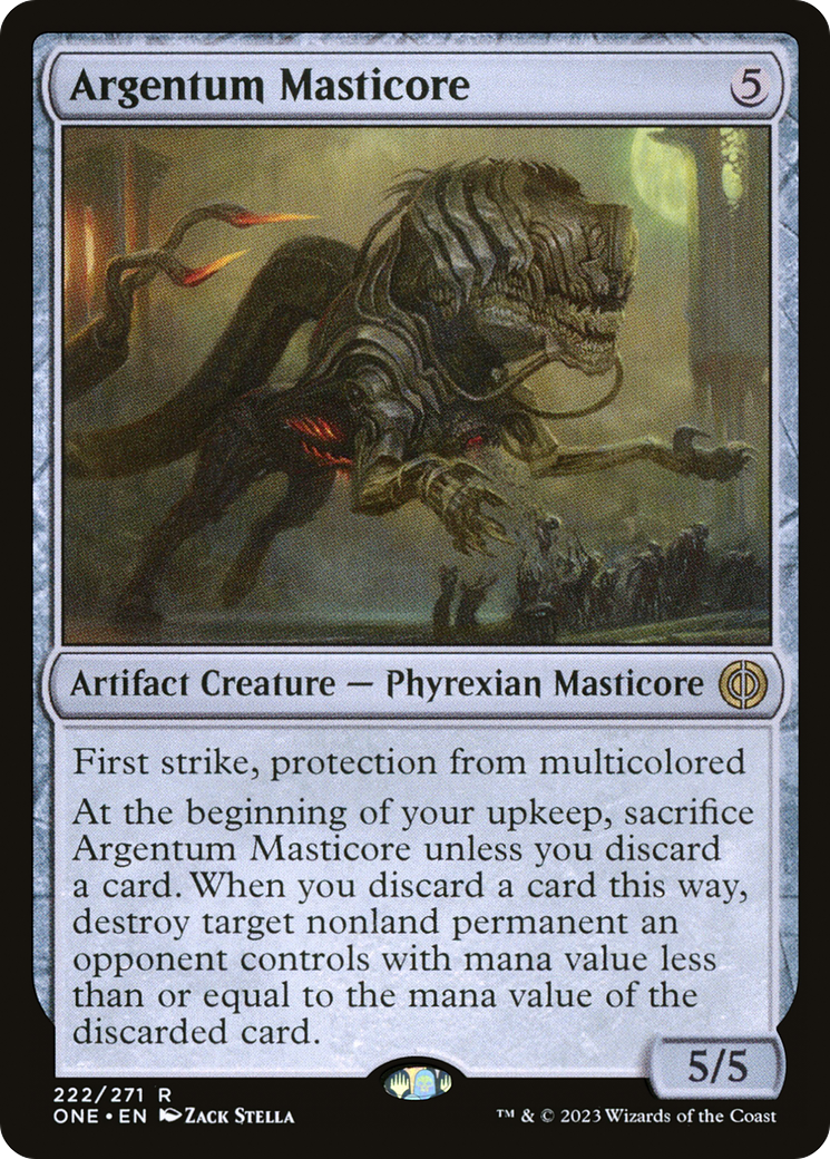 Argentum Masticore [Phyrexia: All Will Be One] | Cracking-Singles