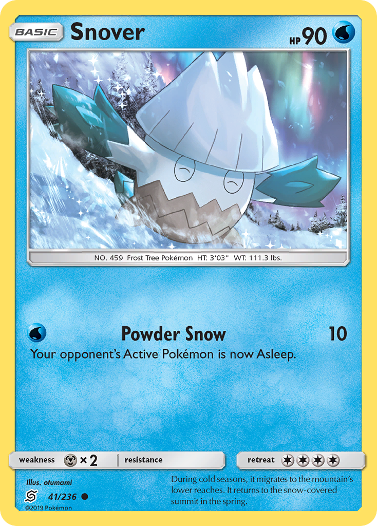 Snover (41/236) [Sun & Moon: Unified Minds] | Cracking-Singles