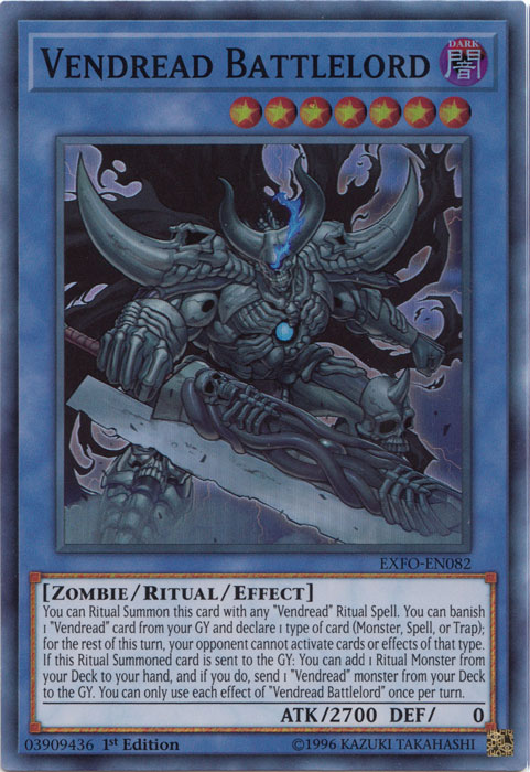 Vendread Battlelord [EXFO-EN082] Super Rare | Cracking-Singles