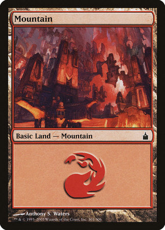 Mountain (301) [Ravnica: City of Guilds] | Cracking-Singles