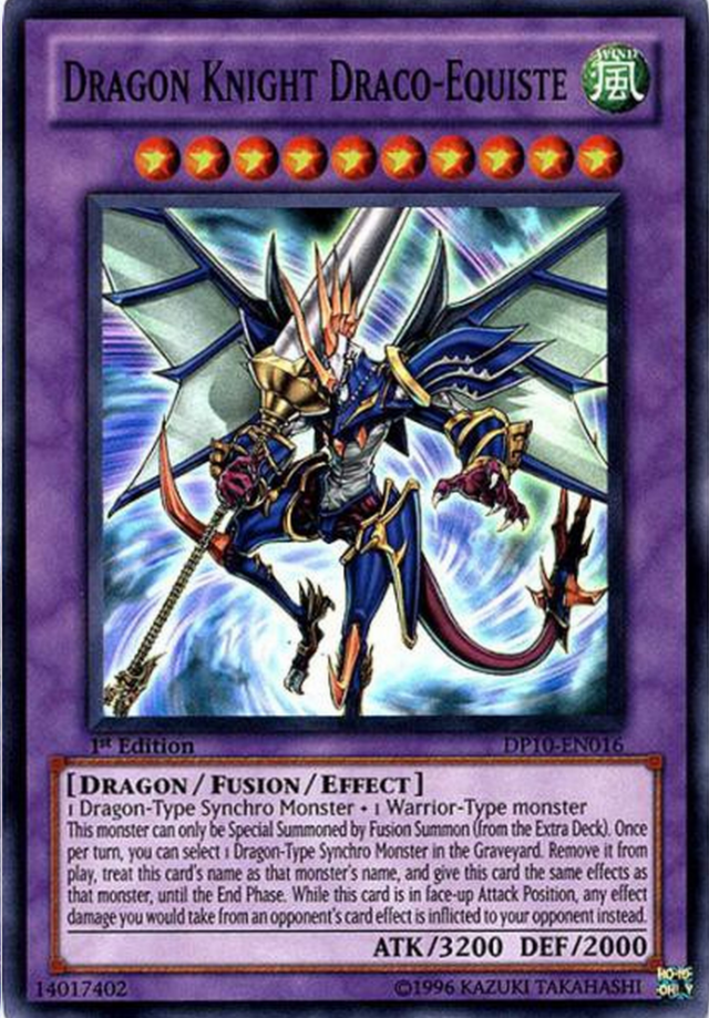 Dragon Knight Draco-Equiste [DP10-EN016] Super Rare | Cracking-Singles