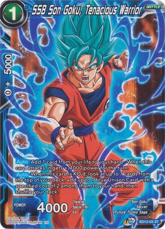 SSB Son Goku, Tenacious Warrior (Starter Deck - Spirit of Potara) [SD12-03] | Cracking-Singles