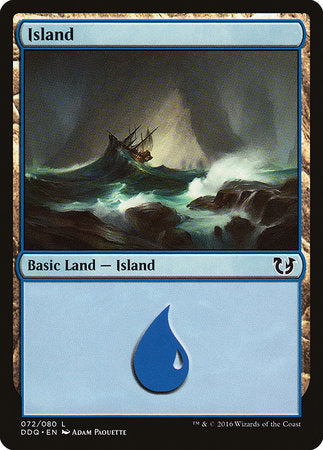 Island (72) [Duel Decks: Blessed vs. Cursed] | Cracking-Singles