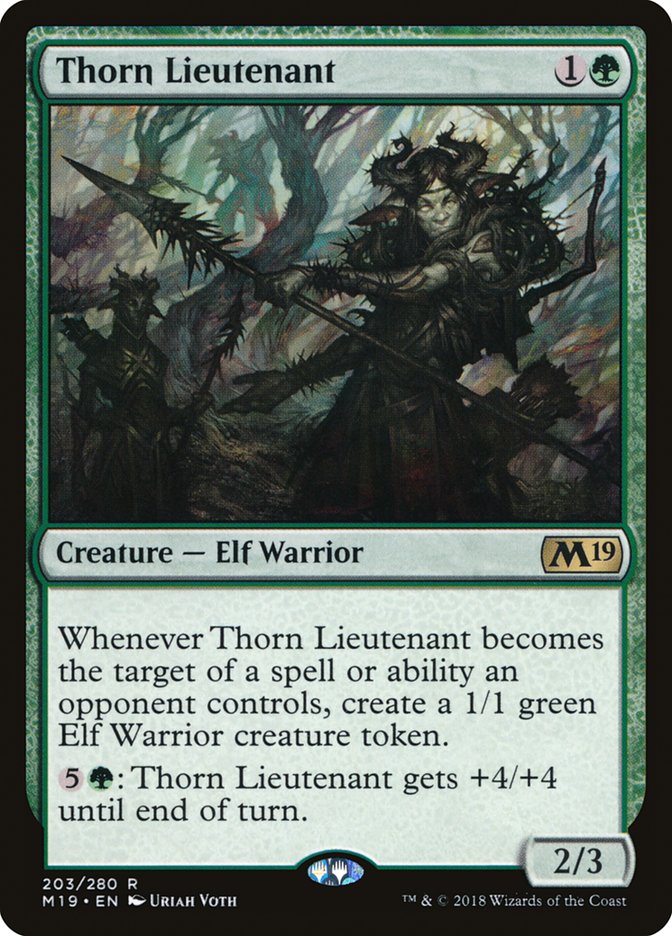 Thorn Lieutenant [Core Set 2019] | Cracking-Singles