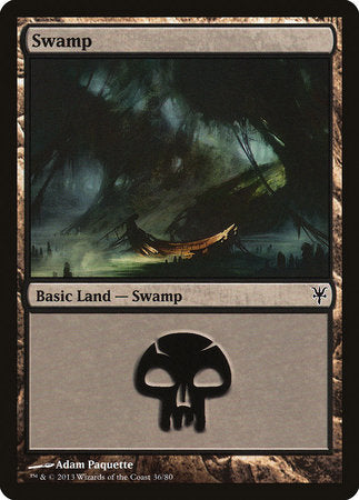 Swamp (36) [Duel Decks: Sorin vs. Tibalt] | Cracking-Singles