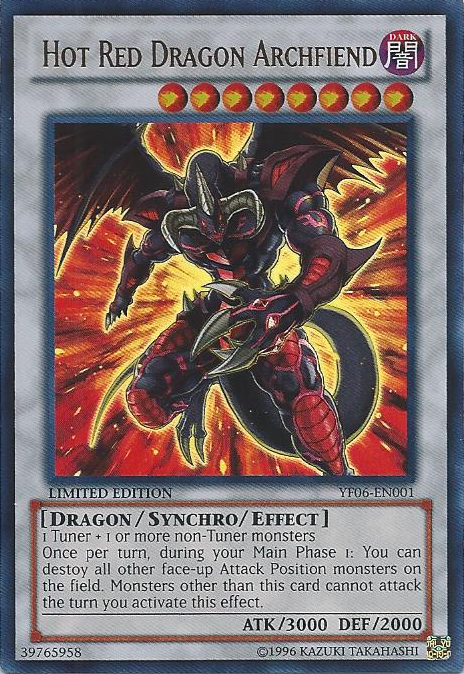 Hot Red Dragon Archfiend [YF06-EN001] Ultra Rare | Cracking-Singles