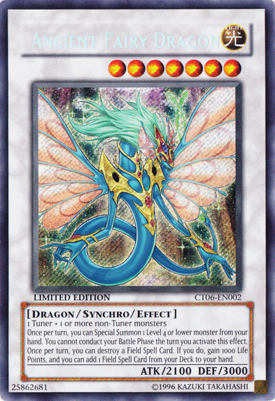 Ancient Fairy Dragon [CT06-EN002] Secret Rare | Cracking-Singles