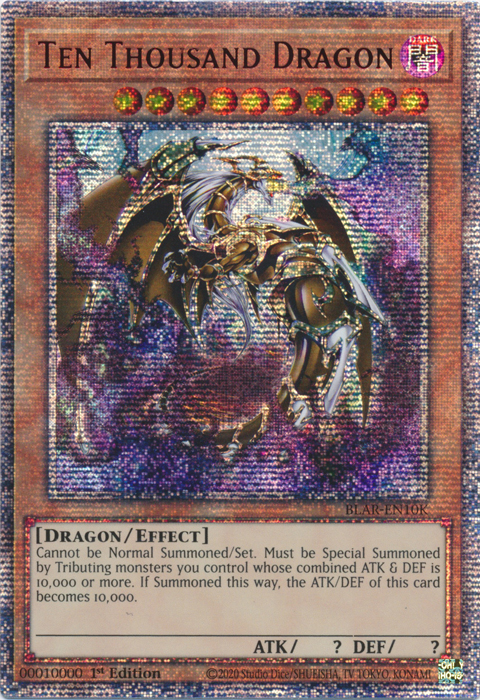 Ten Thousand Dragon [BLAR-EN10K] 10000 Secret Rare | Cracking-Singles