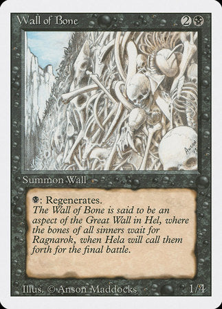 Wall of Bone [Revised Edition] | Cracking-Singles