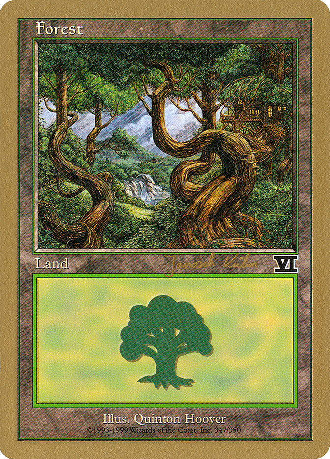 Forest (jk347) (Janosch Kuhn) [World Championship Decks 2000] | Cracking-Singles