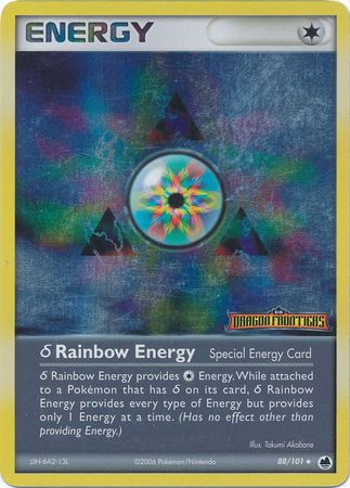 Rainbow Energy (88/101)(Delta Species) (Stamped) [EX: Dragon Frontiers] | Cracking-Singles