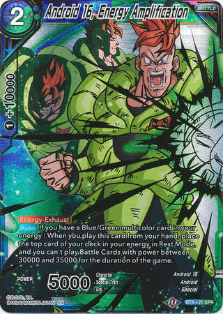 Android 16, Energy Amplification (SPR) [BT8-121] | Cracking-Singles