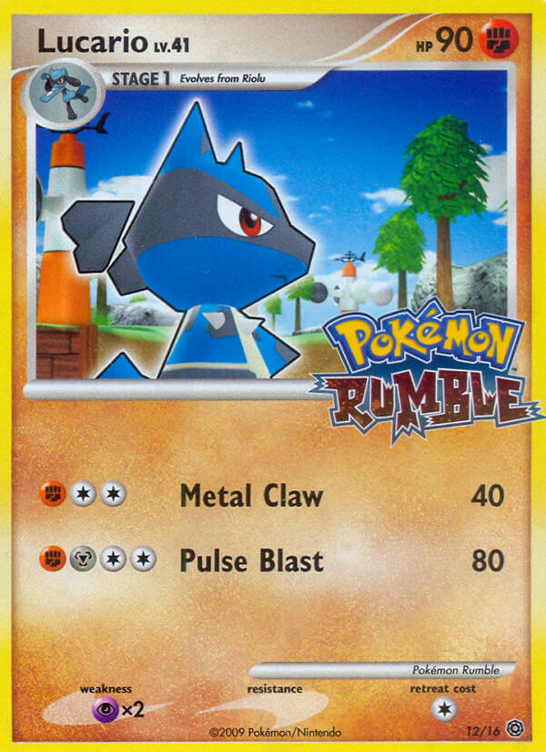 Lucario (12/16) [Pokémon Rumble] | Cracking-Singles