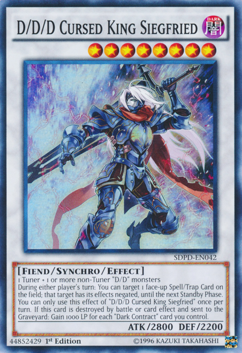 D/D/D Cursed King Siegfried [SDPD-EN042] Super Rare | Cracking-Singles