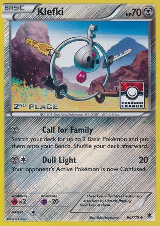 Klefki (66/119) (League Promo 2nd Place) [XY: Phantom Forces] | Cracking-Singles