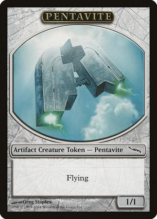 Pentavite Token (Mirrodin) [Magic Player Rewards 2004] | Cracking-Singles