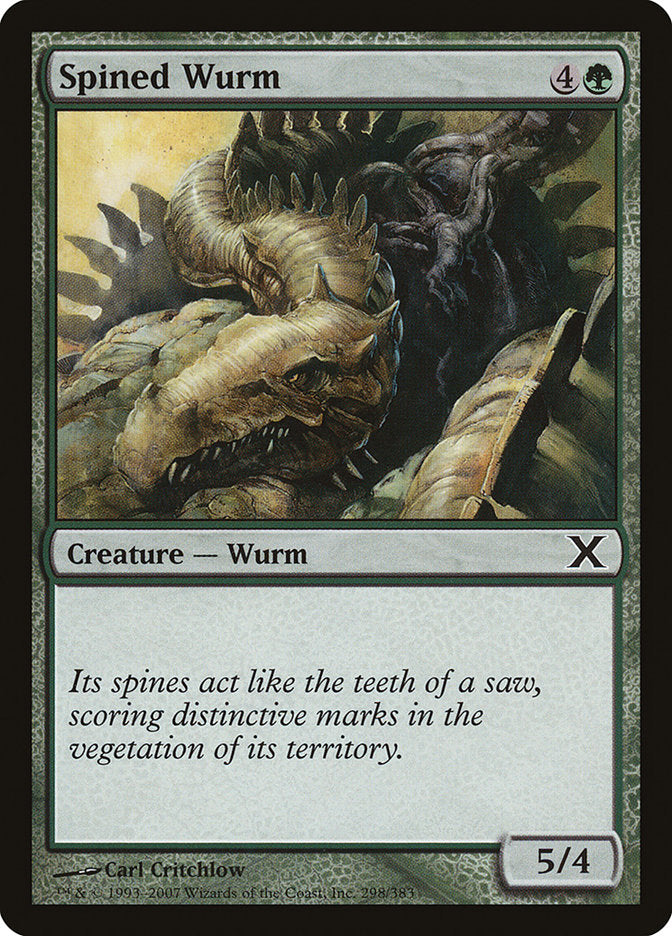 Spined Wurm [Tenth Edition] | Cracking-Singles